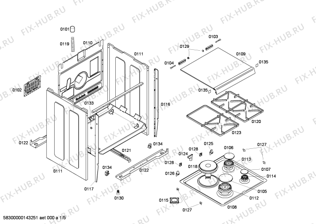 Схема №3 HM72D520R с изображением Коллектор для электропечи Siemens 00247660