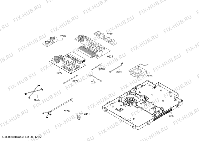 Взрыв-схема плиты (духовки) Siemens EH875MP11E SE.5I.80.TOP.VER.X.TOP - Схема узла 02