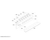 Схема №4 HSF233020E с изображением Панель управления для духового шкафа Bosch 00473123