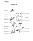 Схема №1 BR303841/70A с изображением Элемент корпуса для электрочайника Tefal MS-4A06360