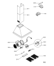 Схема №1 AKR 659 IX с изображением Воздушный канал для вытяжки Whirlpool 481253049001