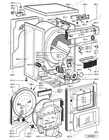 Схема №1 AWZ 135 с изображением Декоративная панель для электросушки Whirlpool 481245219998