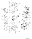 Схема №1 AKZ 472/NB/01 с изображением Дверца для электропечи Whirlpool 481245249974