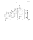 Схема №6 WA 6980 RE BK с изображением Декоративная панель для стиральной машины Whirlpool 480111104834