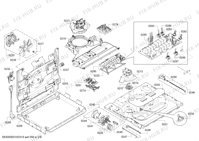 Схема №3 HB76R1560F с изображением Противень для электропечи Siemens 00688224