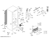 Схема №3 KGH34X50GB с изображением Дверь морозильной камеры для холодильной камеры Bosch 00249878