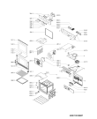 Схема №1 ELCK 7253 PT с изображением Дверка для плиты (духовки) Whirlpool 481010588505