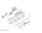 Схема №5 SE26T252GB с изображением Передняя панель для посудомоечной машины Siemens 00665317