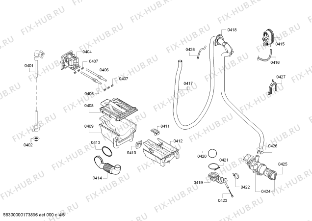 Схема №3 3TS885B с изображением Панель управления для стиралки Bosch 11003490