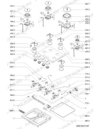 Схема №1 AKM 435 NB с изображением Затычка для духового шкафа Whirlpool 481244038986