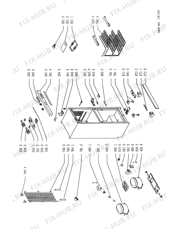 Схема №2 ART 823/H с изображением Криостат для холодильной камеры Whirlpool 481927128916