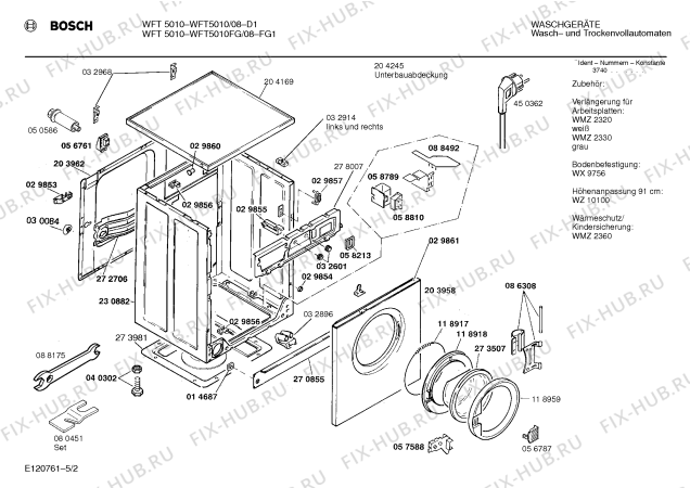 Схема №3 V4280G0GB GB5062.11I с изображением Силовой модуль для стиралки Siemens 00273512