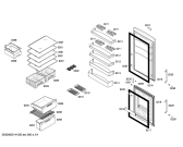 Схема №3 BD5700NFV с изображением Дверь для холодильника Bosch 00247438