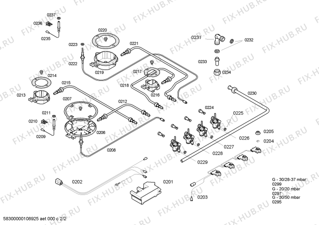 Схема №2 T62S26S0 с изображением Решетка для духового шкафа Bosch 00428526