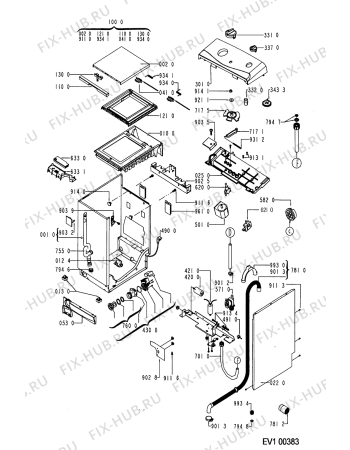 Схема №2 AWF 849/IG с изображением Моторчик Whirlpool 481936158051