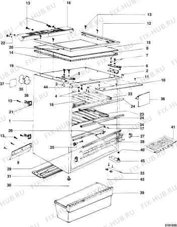 Схема №3 A1401RECORD (F014440) с изображением Электролиния для холодильника Indesit C00173058