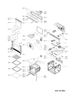 Схема №1 OVN 600 W с изображением Дверь (стекло) духовки для электропечи Whirlpool 481010585954
