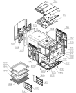 Схема №1 OX6511C (504896, BO6CO4I3-42) с изображением Панель для электропечи Gorenje 520001