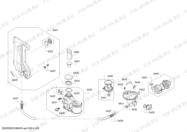 Схема №5 3VT300NA с изображением Силовой модуль запрограммированный для посудомоечной машины Bosch 12007533