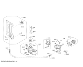 Схема №5 S58E40X0RU с изображением Передняя панель для электропосудомоечной машины Bosch 00745327
