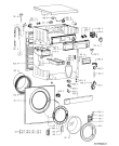Схема №2 AWV 421/1 с изображением Декоративная панель для стиральной машины Whirlpool 481245212372