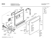 Схема №5 SHU9902UC с изображением Внешняя дверь для электропосудомоечной машины Bosch 00215909
