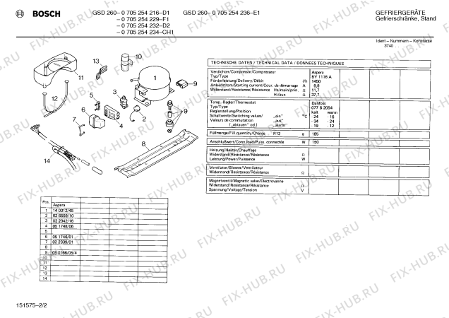 Схема №2 0705254229 GSD260 с изображением Дверь для холодильника Bosch 00230743