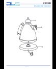 Схема №1 ARGENTO KBX 3016.GR с изображением Цоколь для чайника (термопота) DELONGHI TO1236