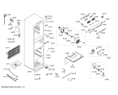 Схема №3 KGF33240 с изображением Дверь для холодильника Bosch 00242357