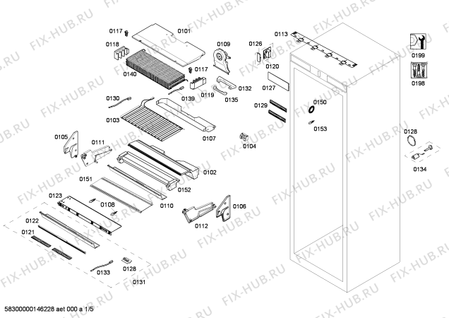 Схема №3 FIN30MIIL1 F 1811 VI с изображением Плата для холодильника Bosch 00683199