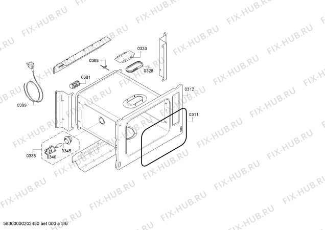 Взрыв-схема мультиварки (пароварки) Siemens HB24D557W, Siemens - Схема узла 03