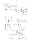 Схема №1 WV1861 NFX с изображением Часть корпуса для холодильной камеры Whirlpool 480132102992
