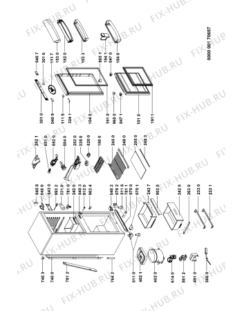 Схема №1 ARC 4950 с изображением Накопитель для холодильника Whirlpool 481228038123