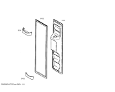Схема №10 KG57U980 с изображением Панель для холодильной камеры Siemens 00241519