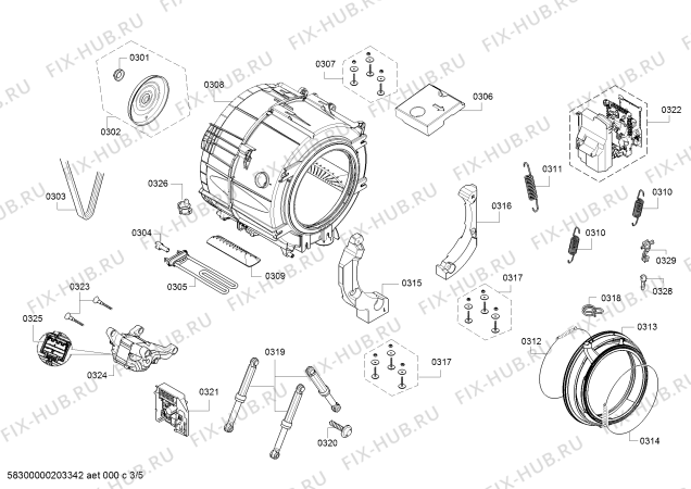 Схема №4 WM14T661BY с изображением Панель управления для стиралки Siemens 11021555