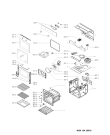 Схема №1 LPR 9026 с изображением Дверка для духового шкафа Whirlpool 481010429034