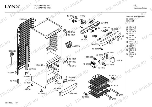 Схема №2 4FG4294A с изображением Поднос для холодильника Bosch 00364986