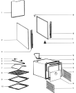Схема №4 C572H (F006612) с изображением Тумблер для духового шкафа Indesit C00132761