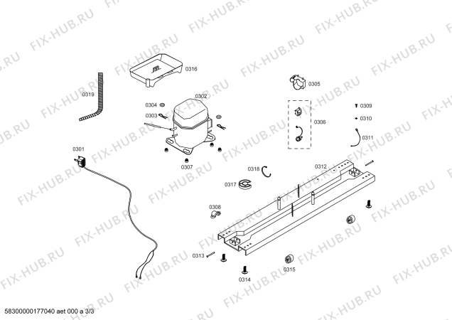 Схема №2 KDN46BL111 REF BOSCH ECO-TT463 IXL 220V/60HZ с изображением Шарнир для холодильника Bosch 00635477