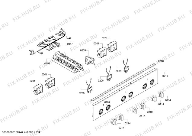 Схема №3 HC422210U с изображением Стеклокерамика для духового шкафа Siemens 00685245