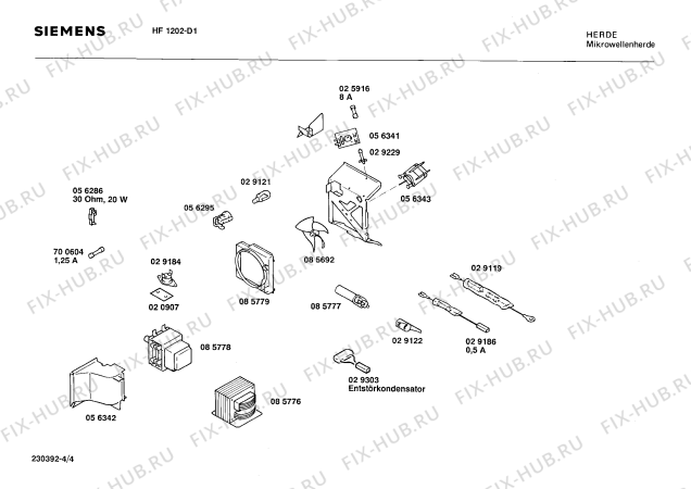 Схема №4 HF1202 с изображением Дверь для микроволновки Siemens 00118069