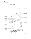 Схема №2 ME626132/350 с изображением Кнопка для электромясорубки Moulinex SS-989837