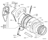 Схема №5 L10500VI с изображением Электропомпа для стиралки Aeg 1240180214