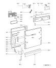 Схема №1 GSX 1527 POWER с изображением Панель для посудомоечной машины Whirlpool 480140101405