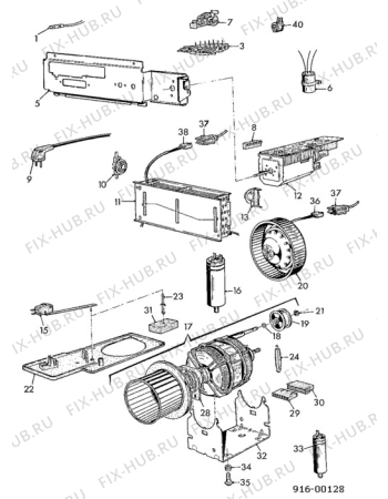 Взрыв-схема стиральной машины Alfatec GTC626 - Схема узла Electrical equipment