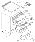 Схема №1 S1444-4TK с изображением Поверхность для холодильной камеры Aeg 2251658031