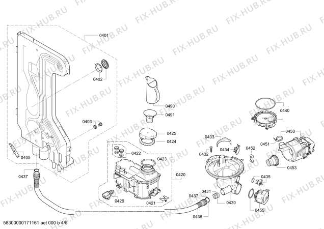 Схема №5 SMU40D48EU Silence с изображением Панель управления для посудомоечной машины Bosch 00742486