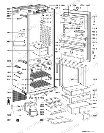 Схема №1 KGIE 3329/A с изображением Дверка для холодильника Whirlpool 481241610543