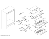 Схема №8 RB472304 Gaggenau с изображением Шина для холодильной камеры Bosch 11025123