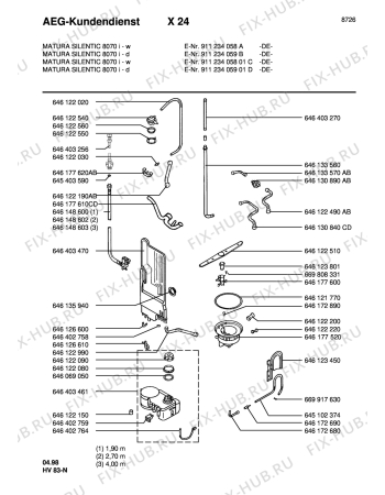 Взрыв-схема посудомоечной машины Matura MAT8070ID - Схема узла Section4